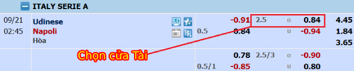Tài xỉu 2.5 là gì